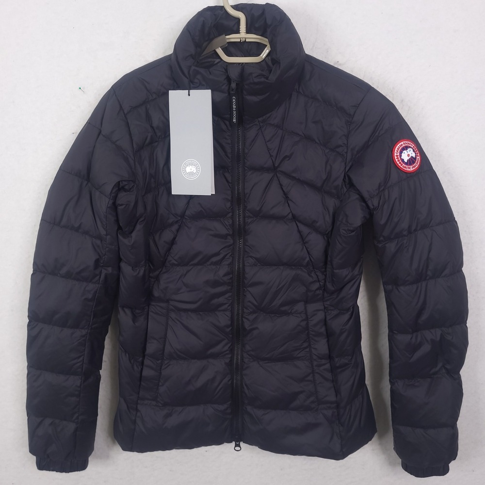 Canada Goose Abbott Jacket Womens S Black Packable Down Puffer 2200L